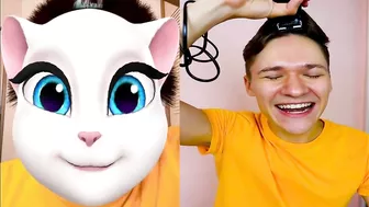 Junya Talking Angela Compilation #2 BroHacker - Repeat After Me Challenge