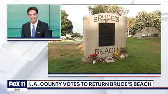 LA County votes to return Bruce's Beach