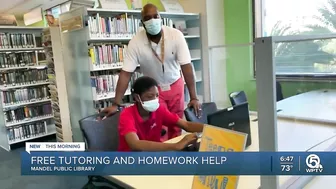 Mandel Public Library of West Palm Beach offering free tutoring for K-12 students