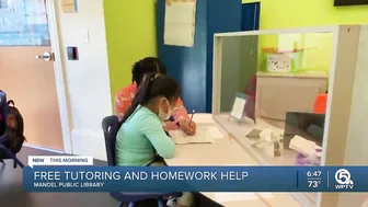 Mandel Public Library of West Palm Beach offering free tutoring for K-12 students