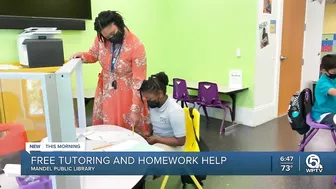 Mandel Public Library of West Palm Beach offering free tutoring for K-12 students