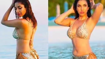 Sophie Chaudhary looks???????????????? hot in bikini#viral #shorts #viralshorts