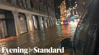 London floods: Heavy showers in the South-East cause severe travel disruption