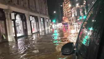 London floods: Heavy showers in the South-East cause severe travel disruption