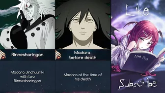 Evolution of Madara Uchiha | Anime Naruto & Boruto