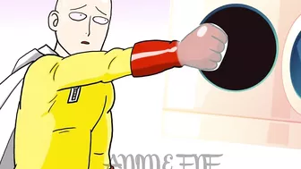 Funny ANIME❤️ Steve you gotta help me I'm stuck (Saitama VS Yonomori)|ANIMATION Best moment ????