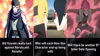 60 Boruto Mysteries Yet to be solved Part 1/2 I Anime Senpai Comparisons