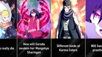 60 Boruto Mysteries Yet to be solved Part 1/2 I Anime Senpai Comparisons