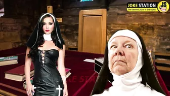 Funny Joke : This Nun Gets Strange Looks from Everyone | nun jokes