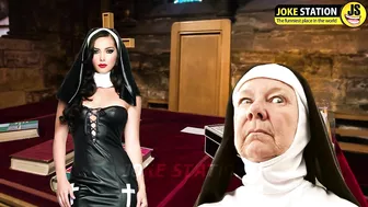 Funny Joke : This Nun Gets Strange Looks from Everyone | nun jokes