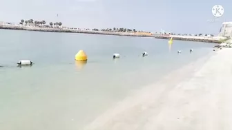 Astonishing beach scenes in Abudhabhi ,capital of UAE.Relaxing and Refreshing views of beach.