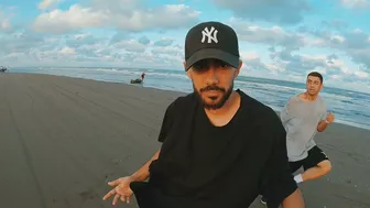 ولاگ ساحلی پارکور vlog beach parkour