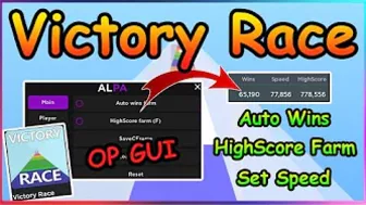 Roblox Victory Race Script - Auto Wins | HighScore Farm & More 2022