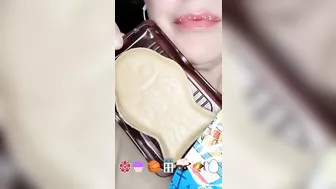 ASMR Eating Satisfying Emoji Food Challenge Wagashi Tanghulu Trolli Ball Surprise Egg Mukbang 먹방