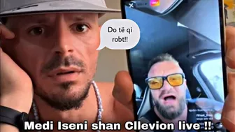 Cllevio Serbiano shan Medi Iseni live ne instagram, do te q* robt...