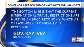 Governor Asks for End to Vaccine Travel Mandate