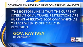 Governor Asks for End to Vaccine Travel Mandate