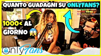 RAGAZZA SVELA i suoi GUADAGNI di ONLYFANS al GABBRONE