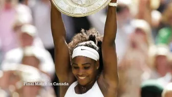 Serena Williams plays one of her last games in Toronto