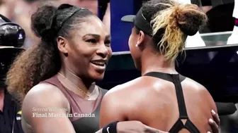 Serena Williams plays one of her last games in Toronto