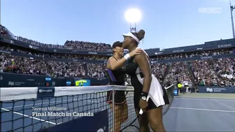 Serena Williams plays one of her last games in Toronto