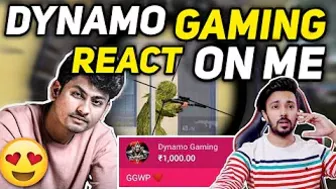 @Dynamo Gaming SUPERCHAT ON ME ???? | Dynamo Gaming React On Me | THE LEGIT GAMING