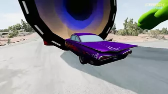 BRAWL STARS PORTAL TRAP vs PIXAR CARS - BeamNG Drive