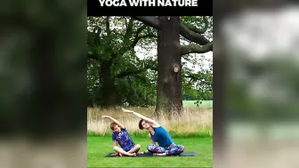 Yoga with Nature #yoga #nature #stretching #summer #holiday