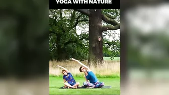 Yoga with Nature #yoga #nature #stretching #summer #holiday