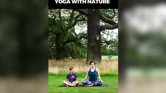 Yoga with Nature #yoga #nature #stretching #summer #holiday