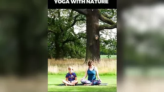 Yoga with Nature #yoga #nature #stretching #summer #holiday