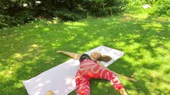 Stretching and yoga to open hips