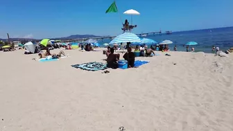 Barcelona Spain - Beach Walk - Badalona Beach - July 2022