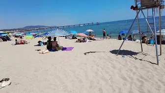 Barcelona Spain - Beach Walk - Badalona Beach - July 2022