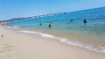 Barcelona Spain - Beach Walk - Badalona Beach - July 2022