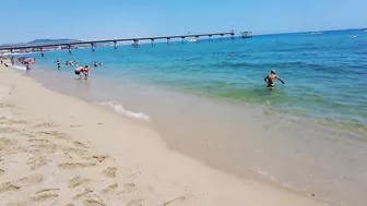 Barcelona Spain - Beach Walk - Badalona Beach - July 2022