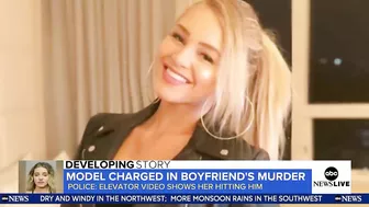 Model charged in boyfriend’s murder