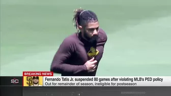 BREAKING: Fernando Tatis Jr. suspended 80 games for PED violation | SportsCenter