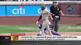 BREAKING: Fernando Tatis Jr. suspended 80 games for PED violation | SportsCenter