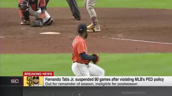 BREAKING: Fernando Tatis Jr. suspended 80 games for PED violation | SportsCenter