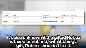 Roblox GIFTING ROBUX Leaked