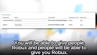 Roblox GIFTING ROBUX Leaked