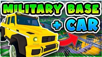 NEW MILITARY BASE + CAR (Roblox Taxi Boss)