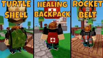 New Backpacks Showcase! | Roblox Bedwars