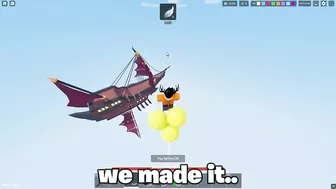 Can You Get On The Flying Pirate Ship In Roblox Bedwars?