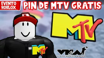 CONSIGUE PIN MTV GRATIS en ROBLOX | EVENTO THE VMAS EXPERIENCE