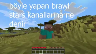 Bazı Brawl Stars Kanalları Minecraft'ta Olsaydı :D