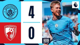 HIGHLIGHTS! Man City 4-0 Bournemouth | Gundogan, Foden, De Bruyne and Lerma (OG) Goals