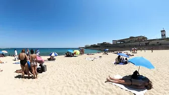 Nova Icaria Beach Walk 4K ???????? Barcelona Walking Tours Pt1