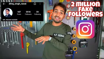 2 million fake followers on instagram @MR. INDIAN HACKER Fake' Account Aisa Kyon Karte Hain